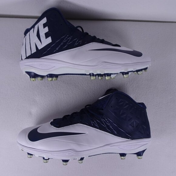 Nike Zoom Code Elite 3/4 TD Football Cleats Size 18 Blue White 603368-140 NEW main image 6